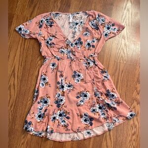 Xhilaration Pink Floral Dress